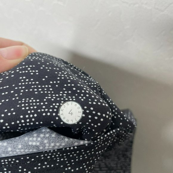 Lululemon Black White Fast & Free Crop Leggings - Picture 4 of 7